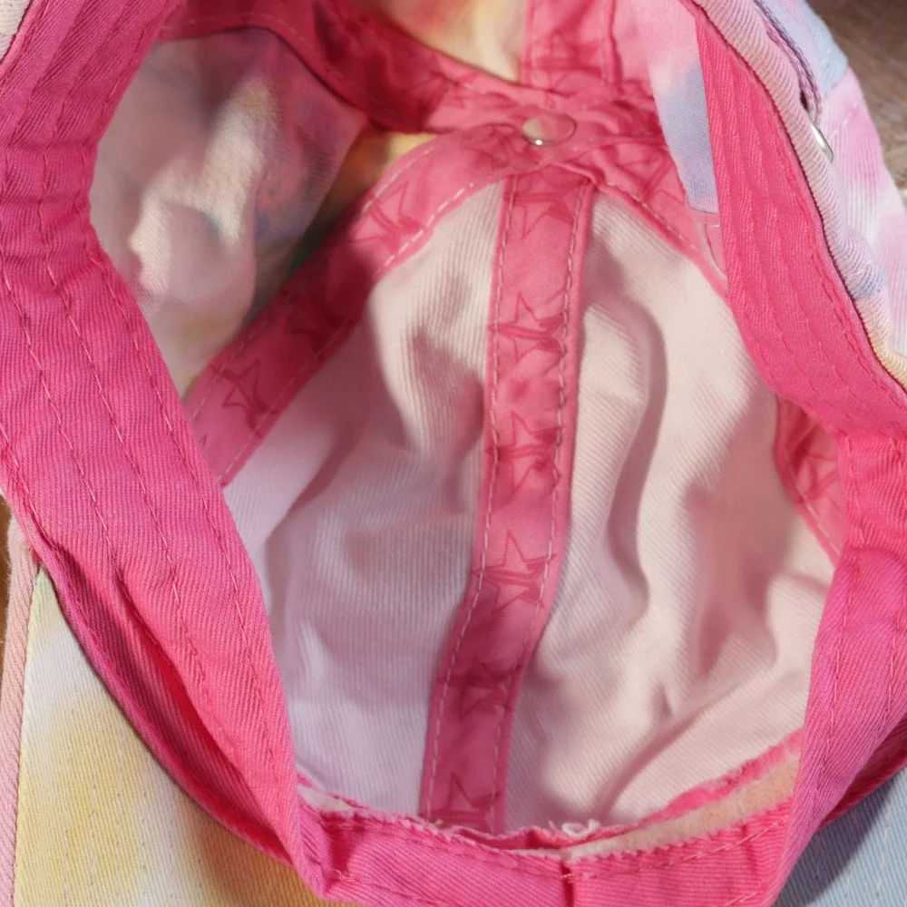 Jeffree Star Cosmetics Pastel Tie Dye Baseball Cap Star Logo Adjustable Hat
